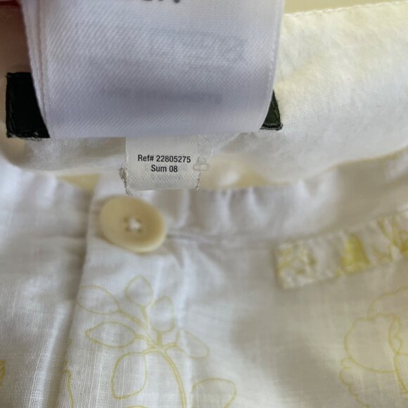 Eddie Bauer Women’s Floral White, Red, Pink & Green Lined Cotton Mini Skirt 12 - Picture 5 of 7